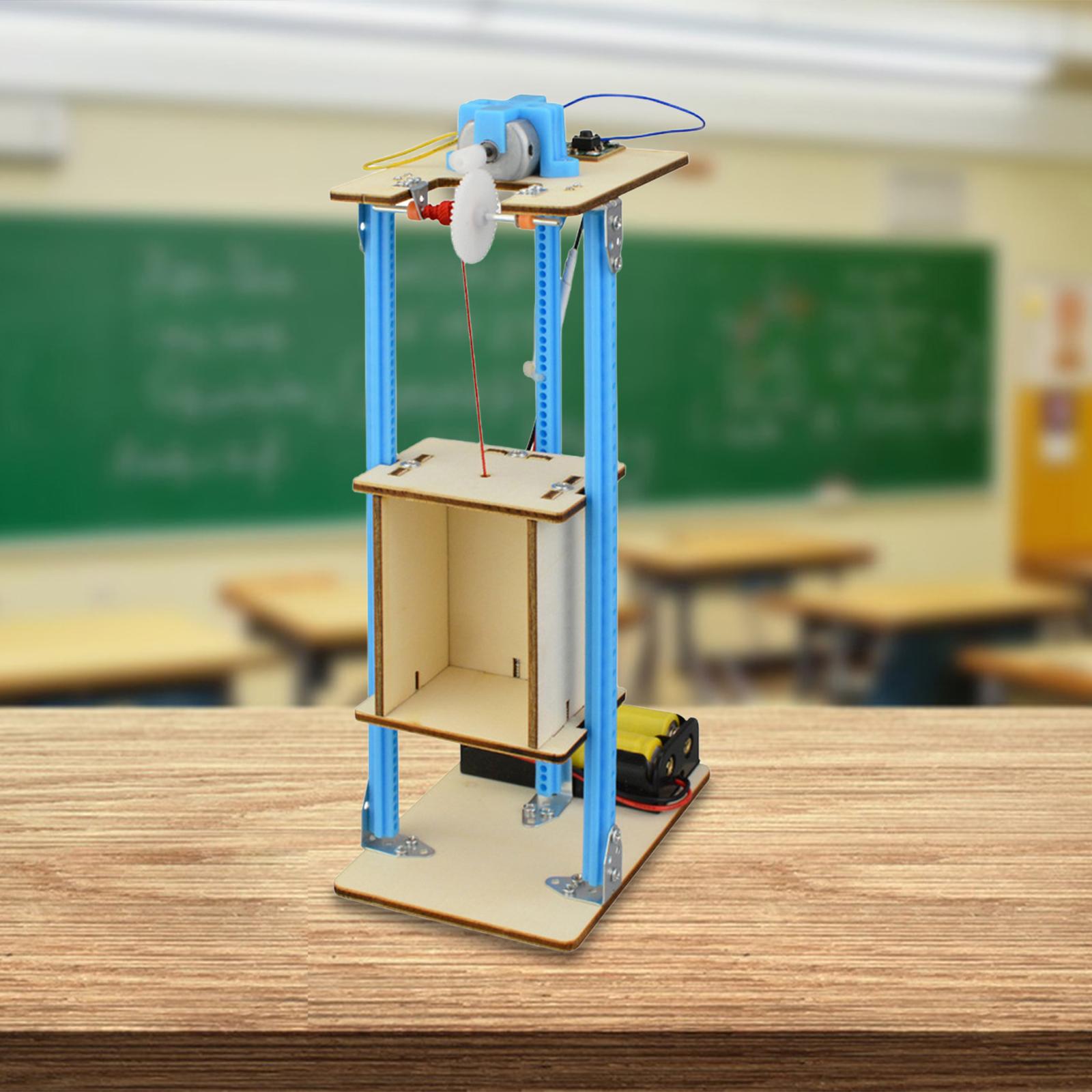 DIY Wooden Elevator Toy Model  - đánh giá và giá Science Project Kit