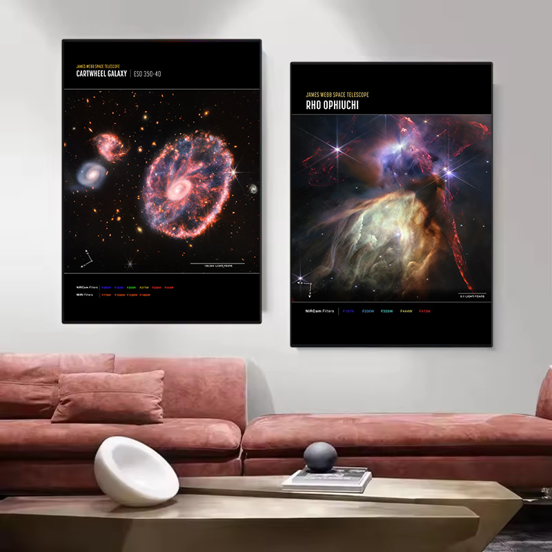 James Webb Telescope Space Pho - đánh giá và giá Star Map Poster