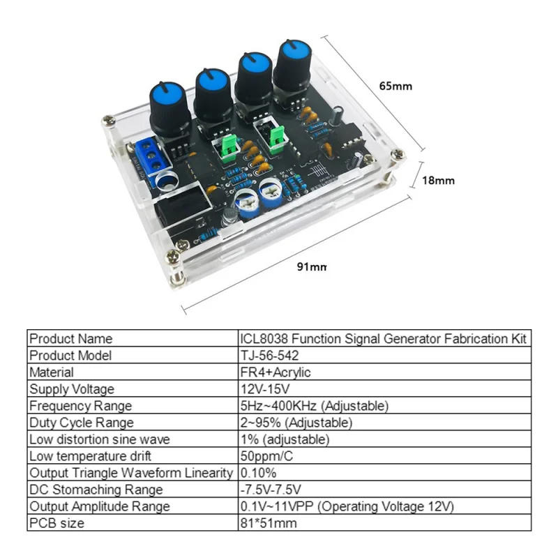 DIY ICL8038 Multifunctional Lo - đánh giá và giá Science Project Kit